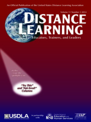 cover image of Distance Learning, Volume 11, Number 3